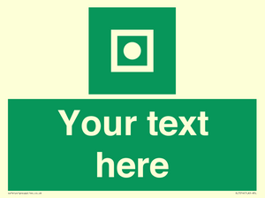 Custom sign safe condition Shipboard general alarm